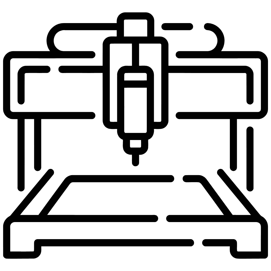 CNC obrábací stroj na presné spracovanie kovov.